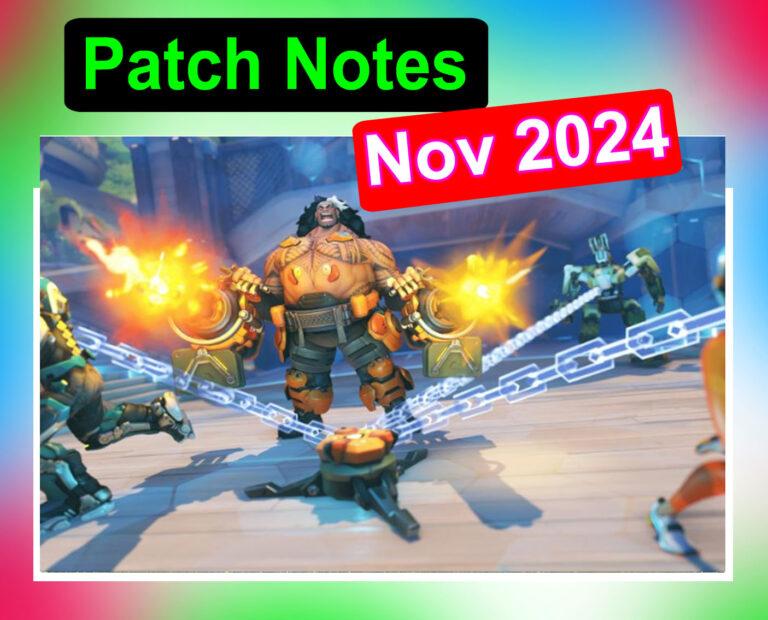 overwatch patch notes November 2024