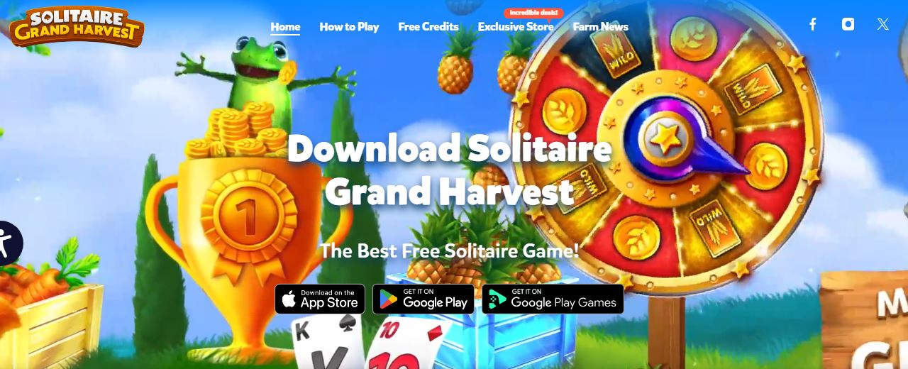 Solitaire Grand Harvest Free Coins