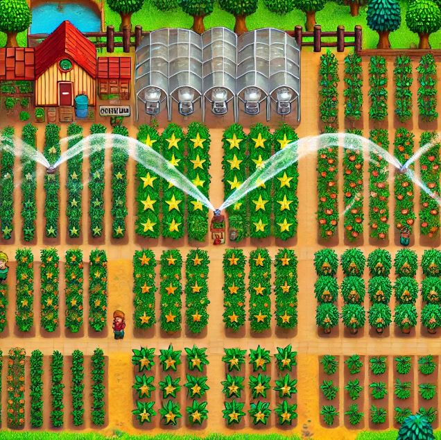 Stardew Valley Farm Layout