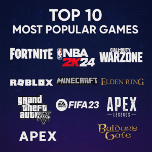 Top 10 Most Popular Games