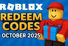 Roblox redeem codes october 2025