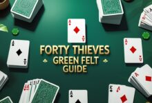 Forty Thieves Green Felt Guide