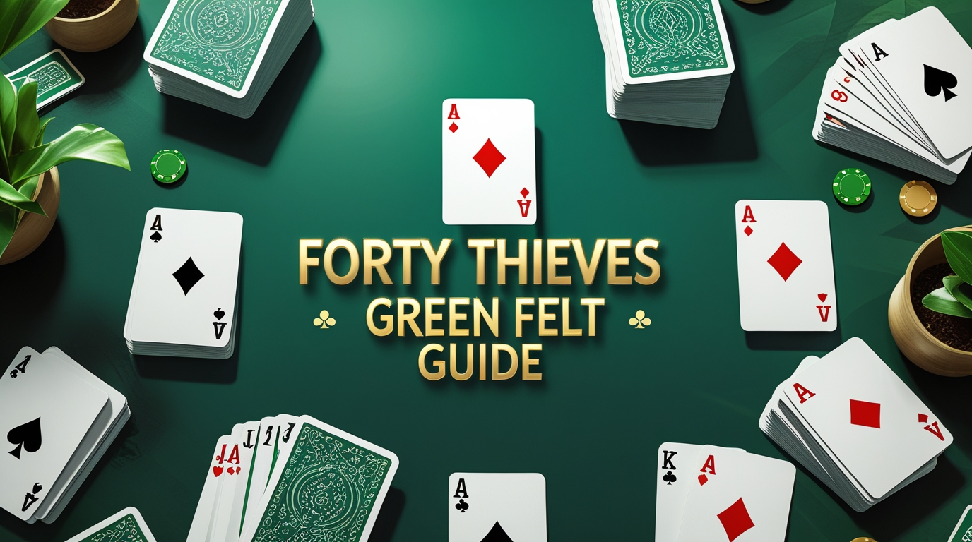 Forty Thieves Green Felt Guide