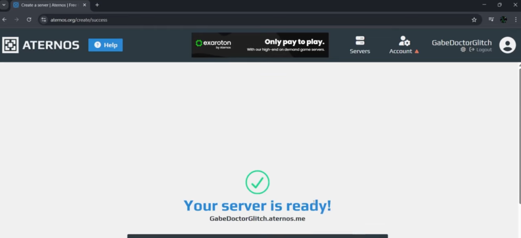 How To Make a Free Minecraft Server Using Aternos 6