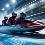 Four-Man Sled Ice Racing
