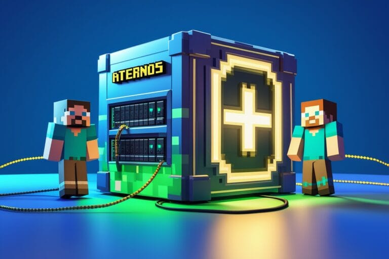 HOW TO MAKE A FREE MINECRAFT SERVER USING ATERNOS visual data 6