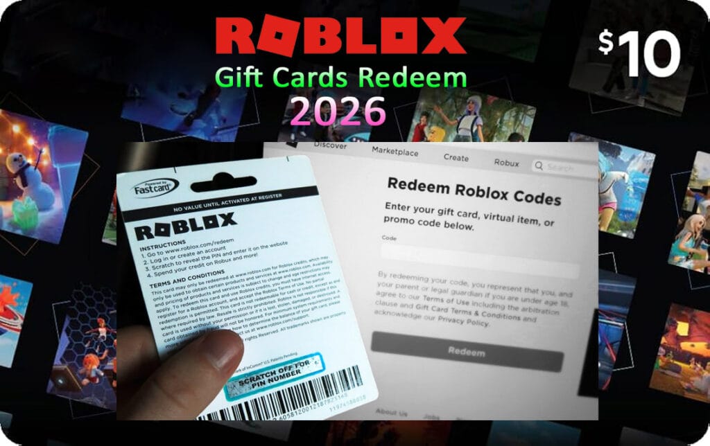 ROBLOX GIFT CARDS 2026 process