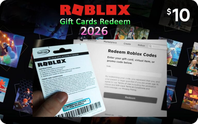 Roblox Redeem Codes October 2025 Free Items Robux And How To ROBLOX GIFT CARDS 2026 Process 768x483 