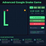 advance google snake game