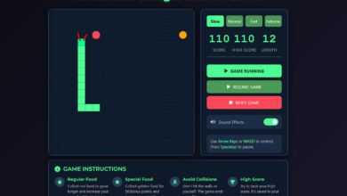 advance google snake game