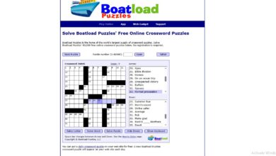 boatloadpuzzles free online crossword puzzles