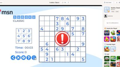 MSN Sudoku daily puzzle error solution thumbnail