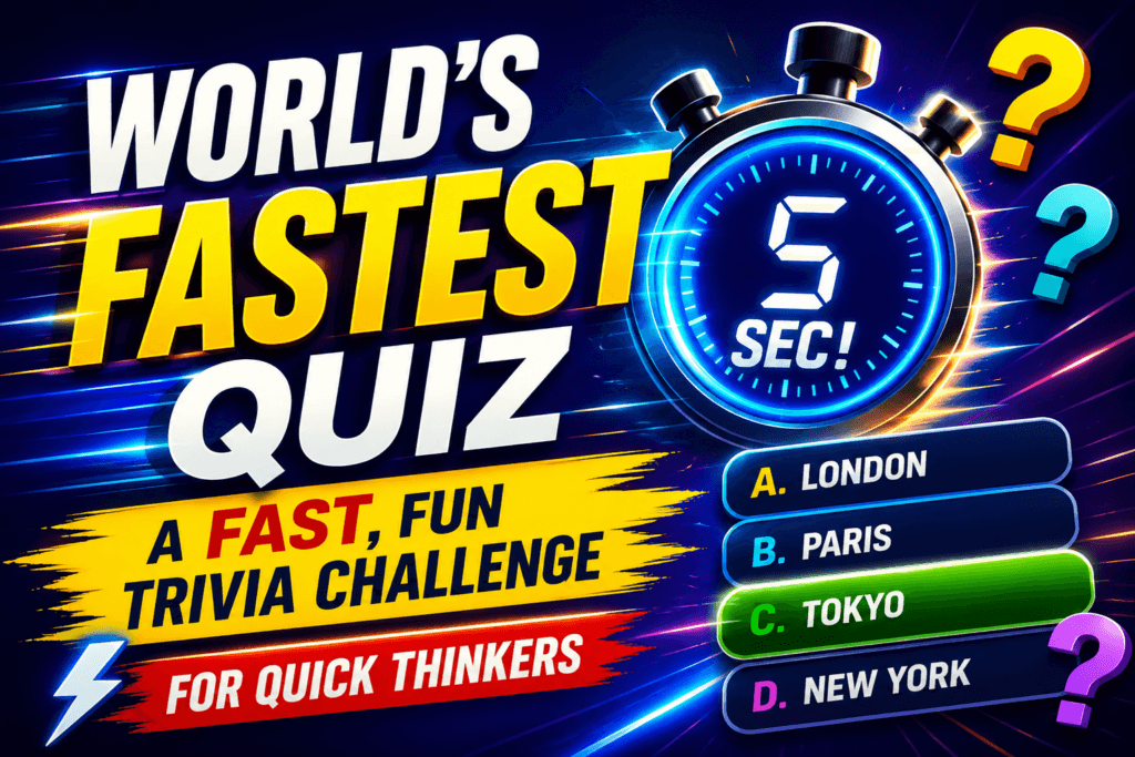 World’s Fastest Quiz