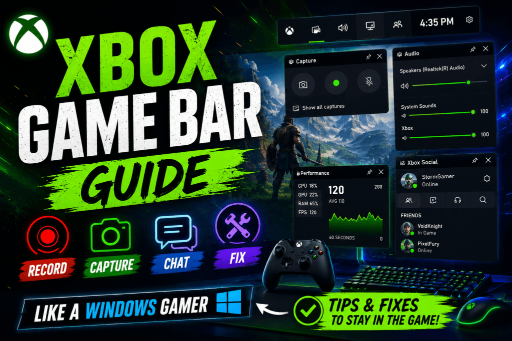 Xbox game bar setup guide