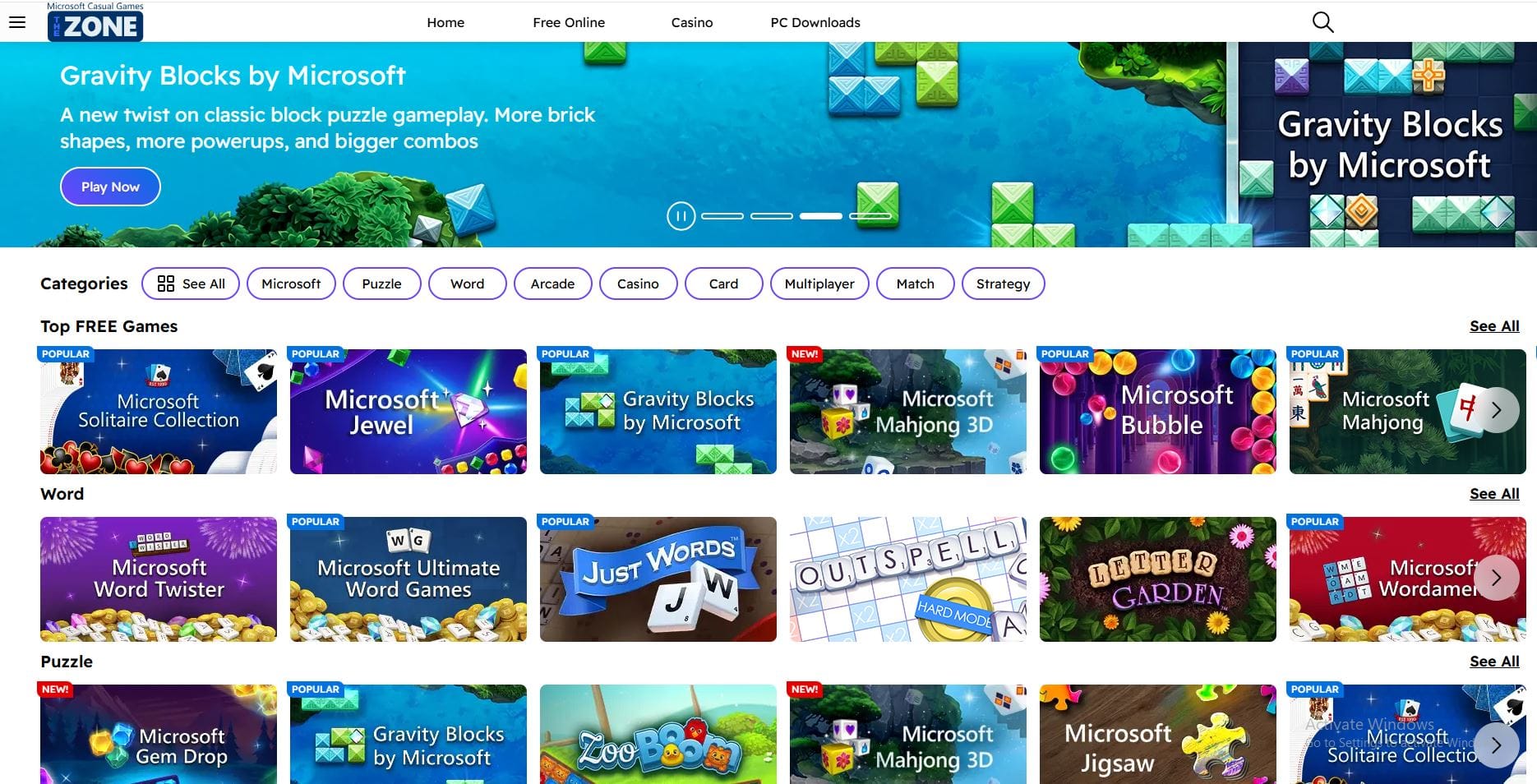 msn game zone full lists