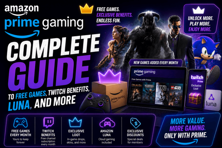 Amazon Prime Gaming Guide: Free Games, Twitch Benefits, Luna, Price ...