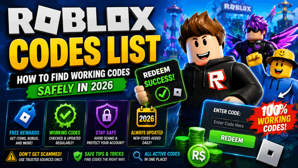 Roblox Codes List