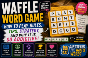Waffle Word Game
