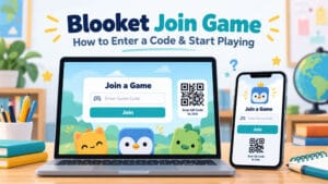Blooket Join Game Tutorial Illustration