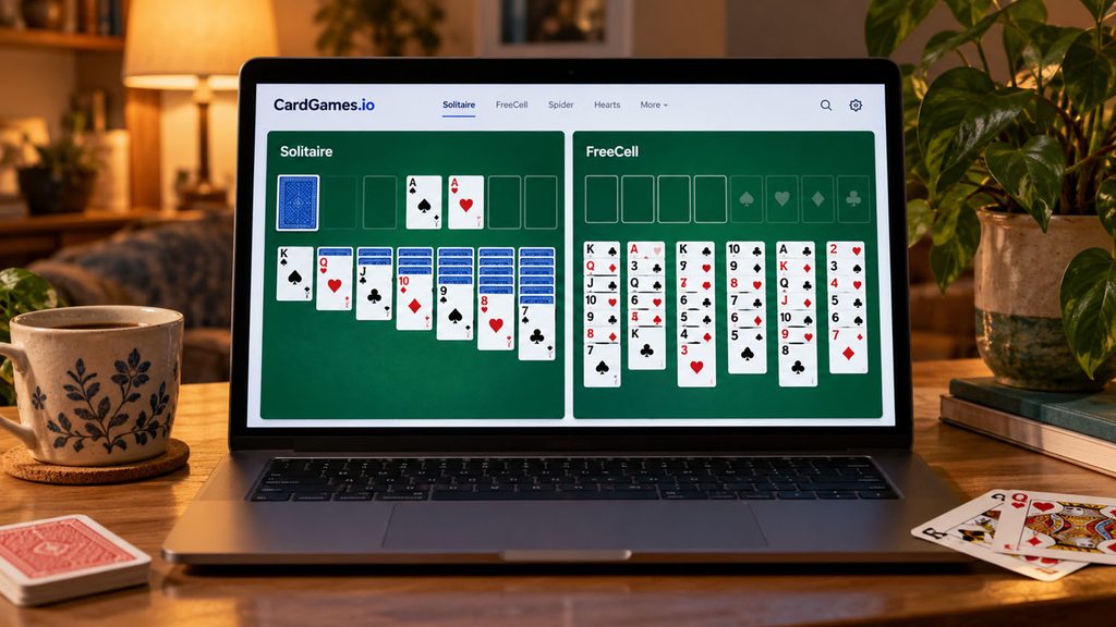 Cozy Solitaire Night at Home