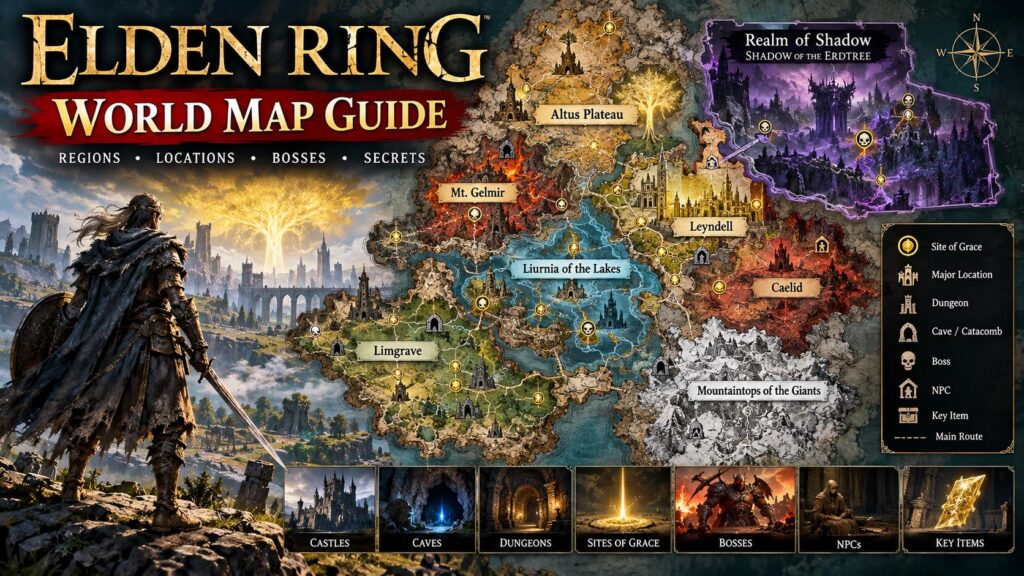 Elden Ring World Map Guide