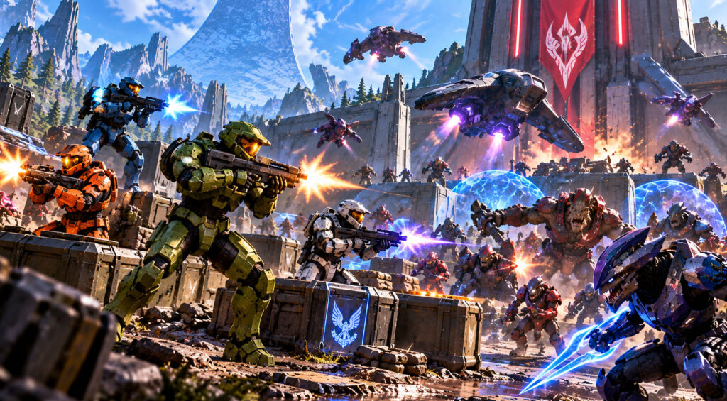 Halo Infinite Firefight Gauntlet cooperative PvE mode