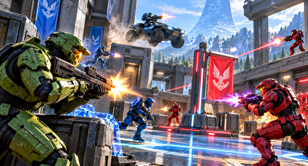 Halo Infinite free multiplayer maps modes and crossplay