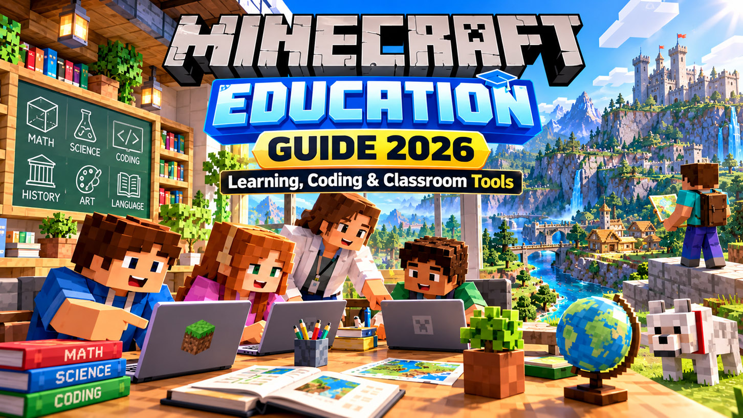 Minecraft Education guide for learning coding and classroom activities