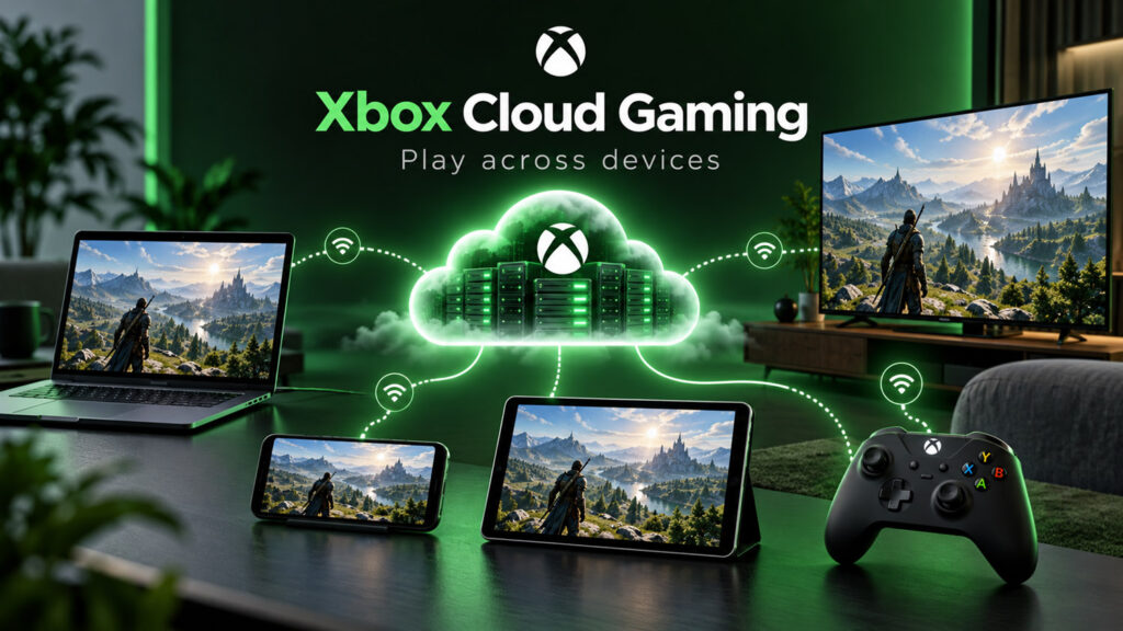 Xbox Cloud Gaming streaming games across multiple devices